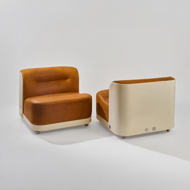 Bild 2 zu Objekt, Two chairs 'Trinum', 1969, Peter Maly, Cor, Rheda Wiedenbr&uuml;ck, 181A 259