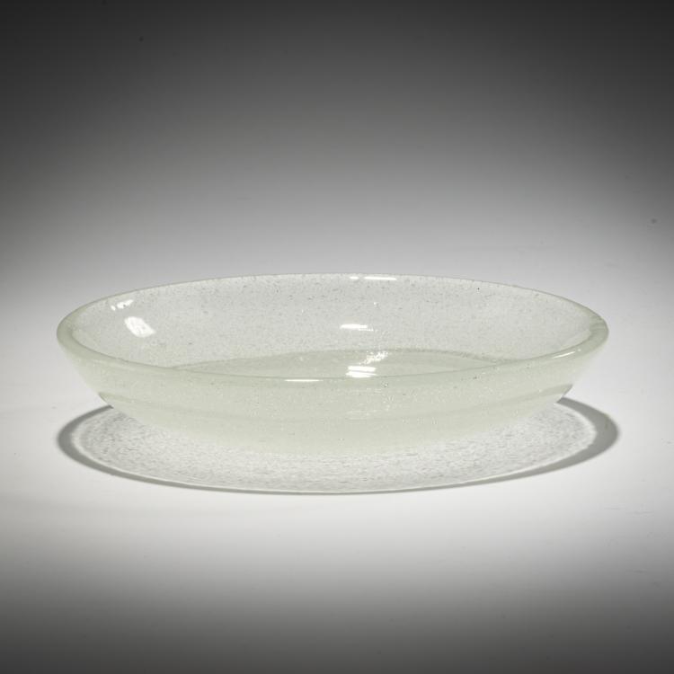 Hauptbild zu Objekt, Bowl 'a bollicine', 1932/33, Carlo Scarpa, Venini, Murano, 181B 566