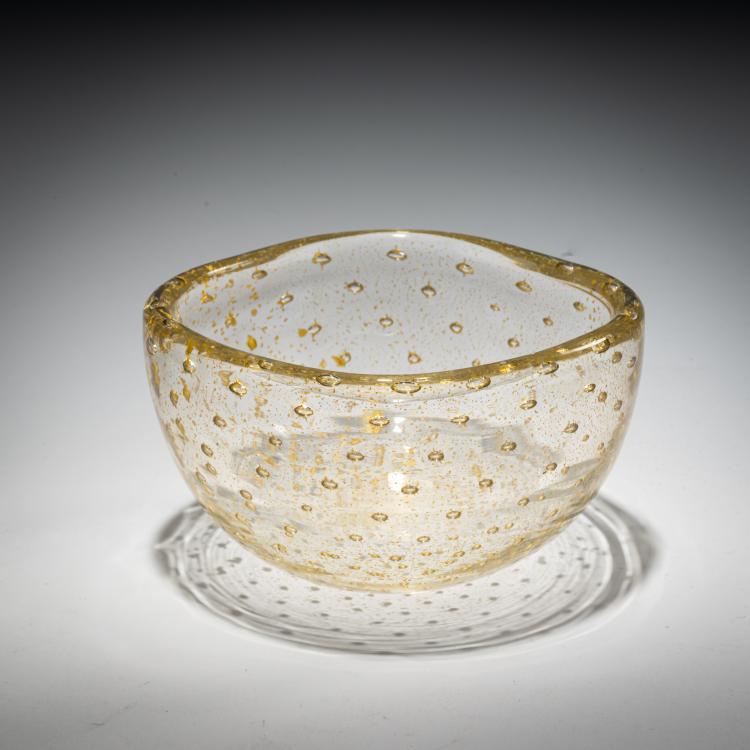 Bild 1 zu Objekt, Small bowl 'a bolle', c. 1935, Carlo Scarpa, Venini, Murano, 181B 578