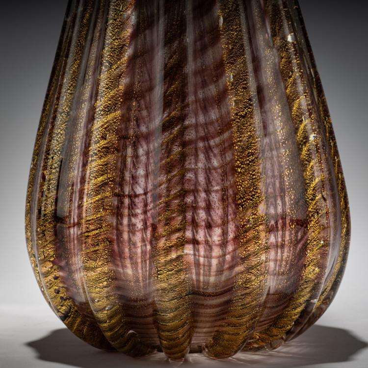Bild 4 zu Objekt, Tall vase 'Zebrato', 1949, Ercole Barovier, Barovier & Toso, Murano, 181B 597
