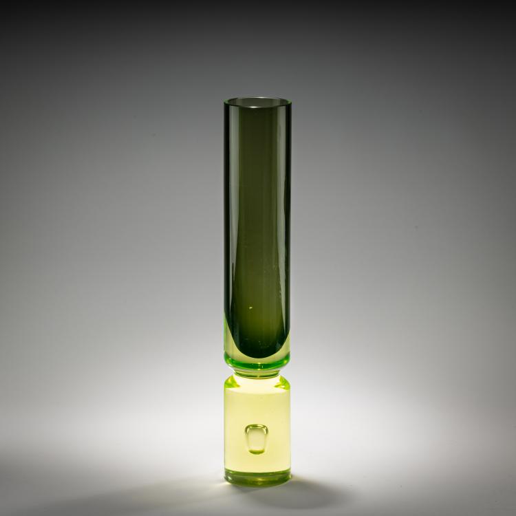 Bild 1 zu Objekt, Tall vase 'Sommerso', c. 1960, Antonio Da Ros, Cenedese, Gino, Murano, 181B 632