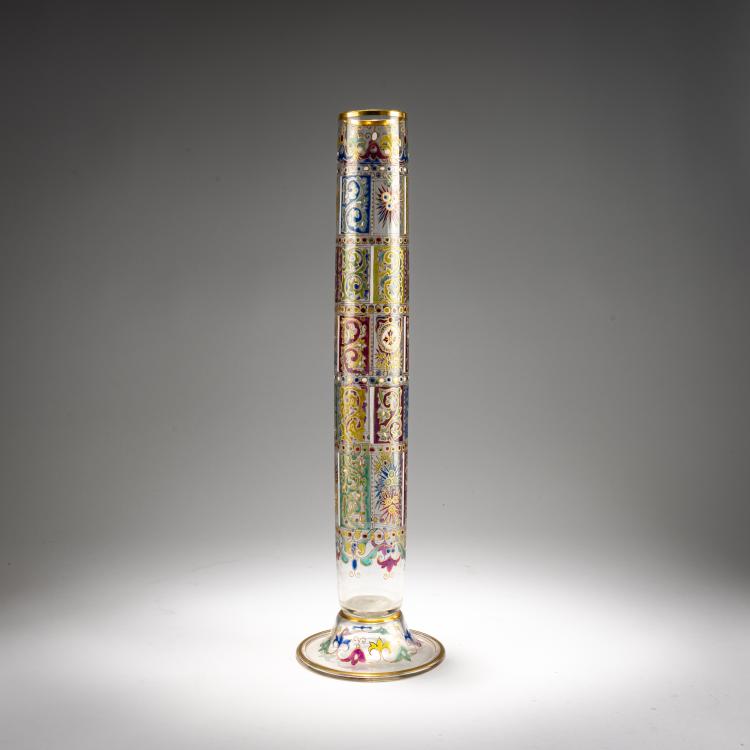 Bild 1 zu Objekt, Tall vase 'Jodphur', c. 1895, Heckert, Fritz, Petersdorf / Piechowice, 182A 244