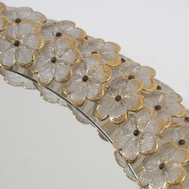 Bild 3 zu Objekt, Illuminated wall mirror, 1950s, Fratelli Toso, Murano, 181A 278