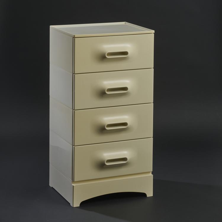 Hauptbild zu Objekt, Small dresser, c. 1970, Marc Held, Cr&eacute;ateurs et Industriels, Frankreich; Vertrieb &uuml;ber Prisunic, Paris., 181A 230