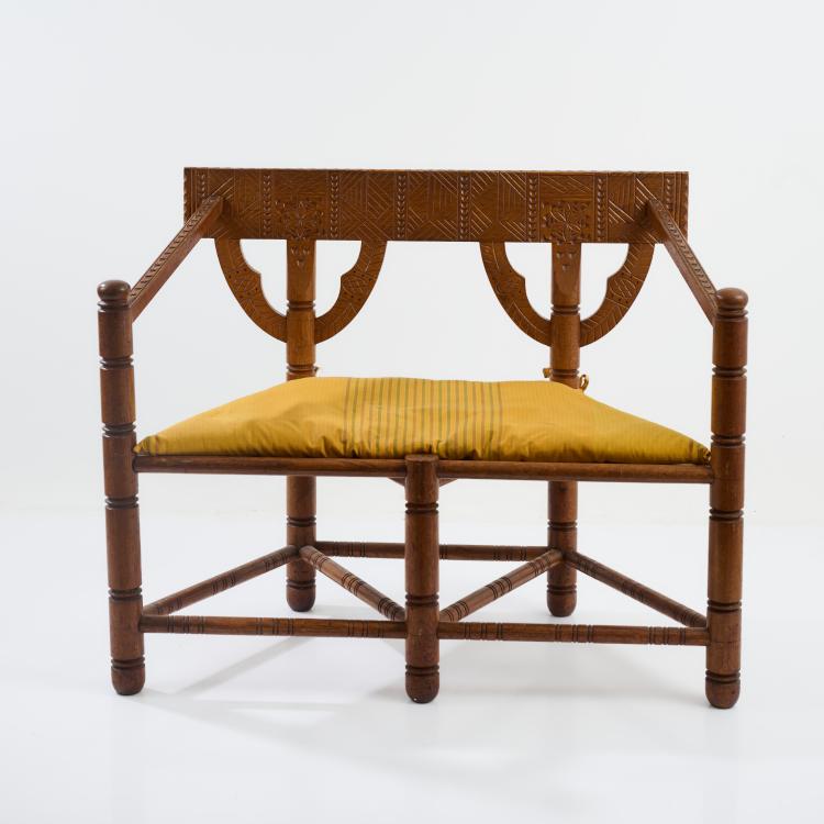 Hauptbild zu Objekt, Sitzbank 'Munk', 1930/40er Jahre, Schweden / Sweden, 181A 191