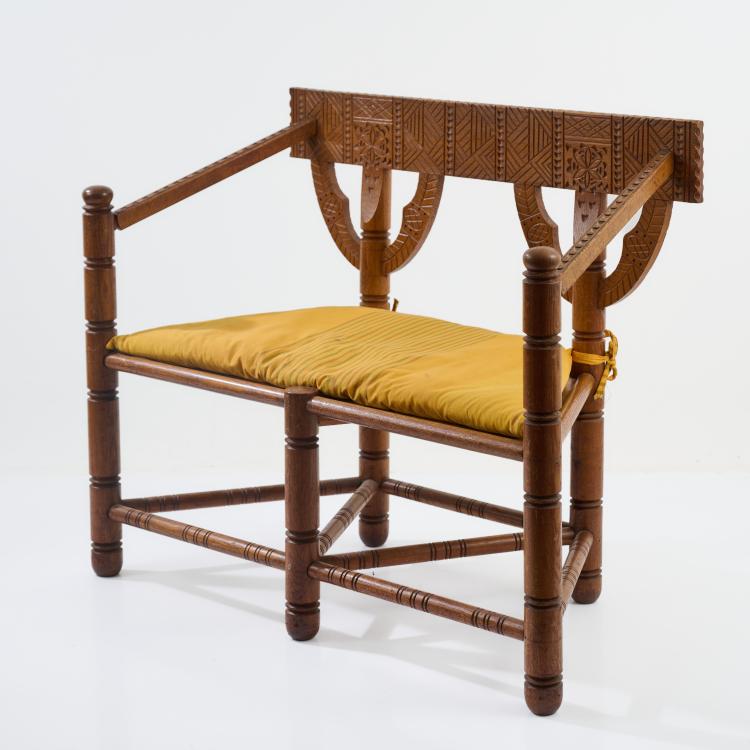 Bild 1 zu Objekt, Sitzbank 'Munk', 1930/40er Jahre, Schweden / Sweden, 181A 191