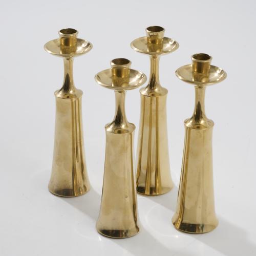 Four candlesticks, 1930s