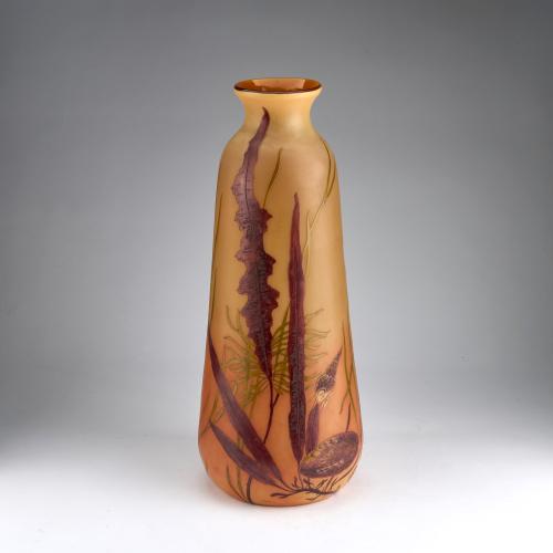 Hohe Vase 'aquatique', 1910-15