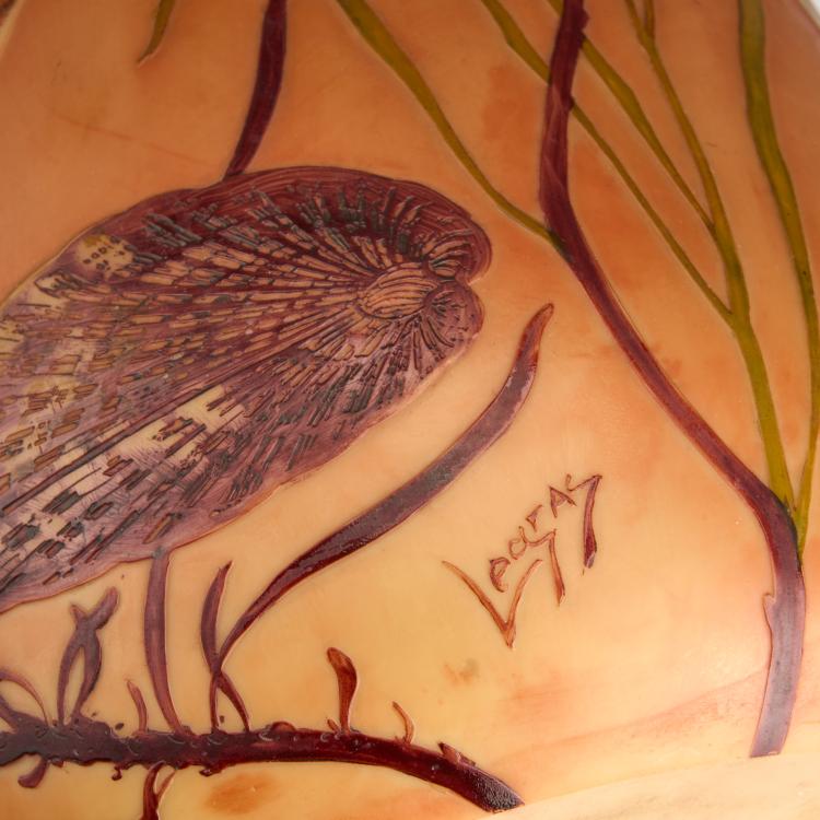 Bild 4 zu Objekt, Hohe Vase 'aquatique', 1910-15, Legras & Cie., Saint-Denis, 182A 159