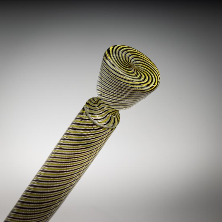 Bild 1 zu Objekt, Bottle with stopper 'Mezza filigrana', 1949/50, Gio Ponti, Venini, Murano, 181B 598