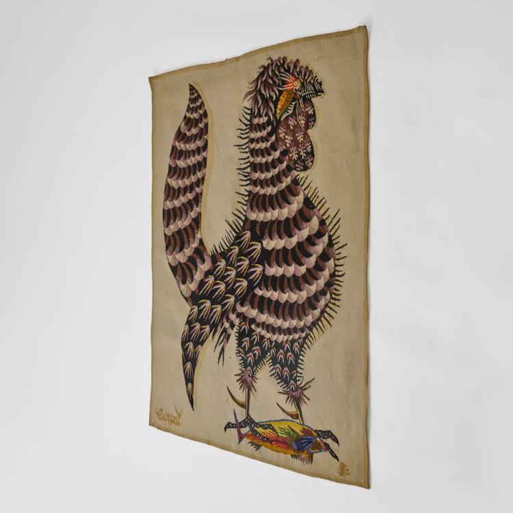 Bild 1 zu Objekt, Tapestry 'Le Coq Thon', c. 1955, Jean Lur&ccedil;at, Goubely, Aubusson, 181A 306