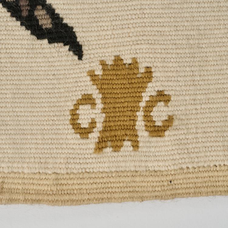 Bild 3 zu Objekt, Tapestry 'Le Coq Thon', c. 1955, Jean Lur&ccedil;at, Goubely, Aubusson, 181A 306