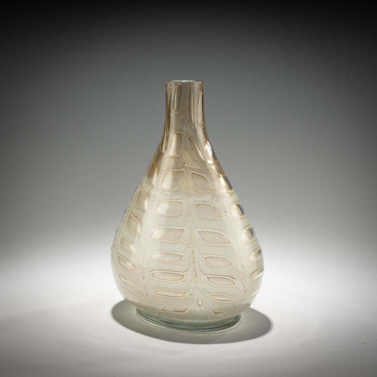 Bild 1 zu Objekt, 'Graffito oro' vase, 1969, Ercole Barovier, Barovier & Toso, Murano, 181B 626