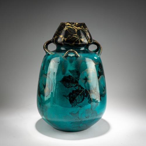 Henkelvase 'Cognassier‘, um 1885