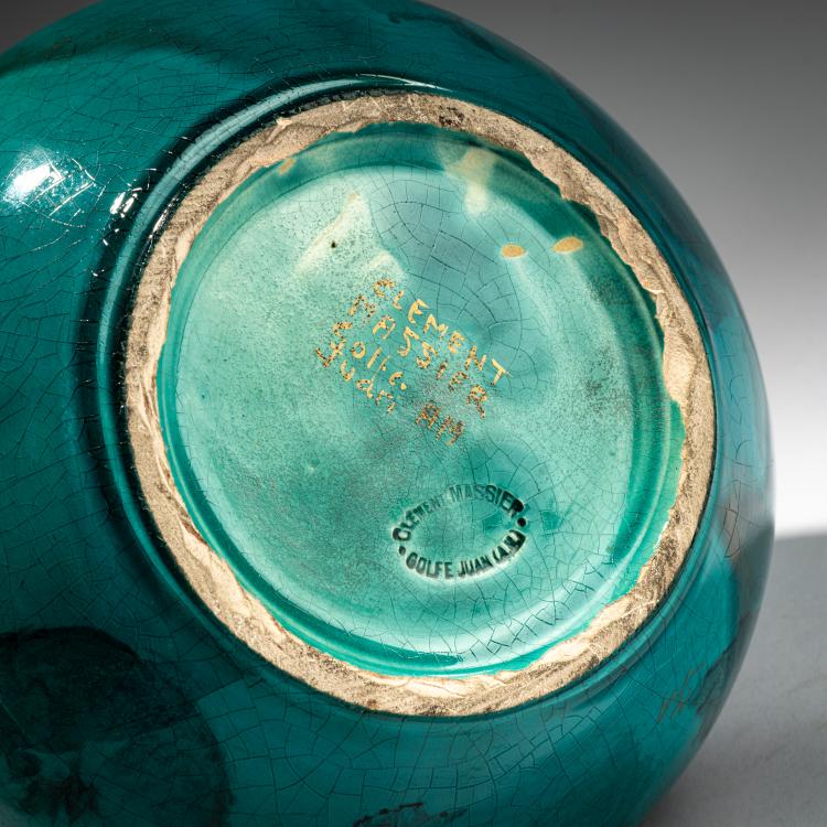 Bild 3 zu Objekt, Henkelvase 'Cognassier&lsquo;, um 1885, Cl&eacute;ment Massier, Massier, Cl&eacute;ment, Golfe-Juan, 182A 342