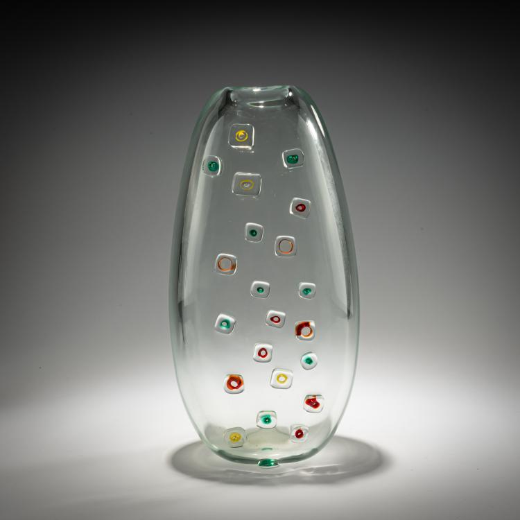 Hauptbild zu Objekt, Vase 'Finestre', c. 1960, Alfredo Barbini, Barbini, Alfredo, Murano, 181B 609