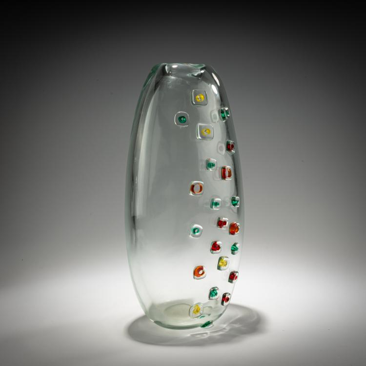 Bild 1 zu Objekt, Vase 'Finestre', c. 1960, Alfredo Barbini, Barbini, Alfredo, Murano, 181B 609