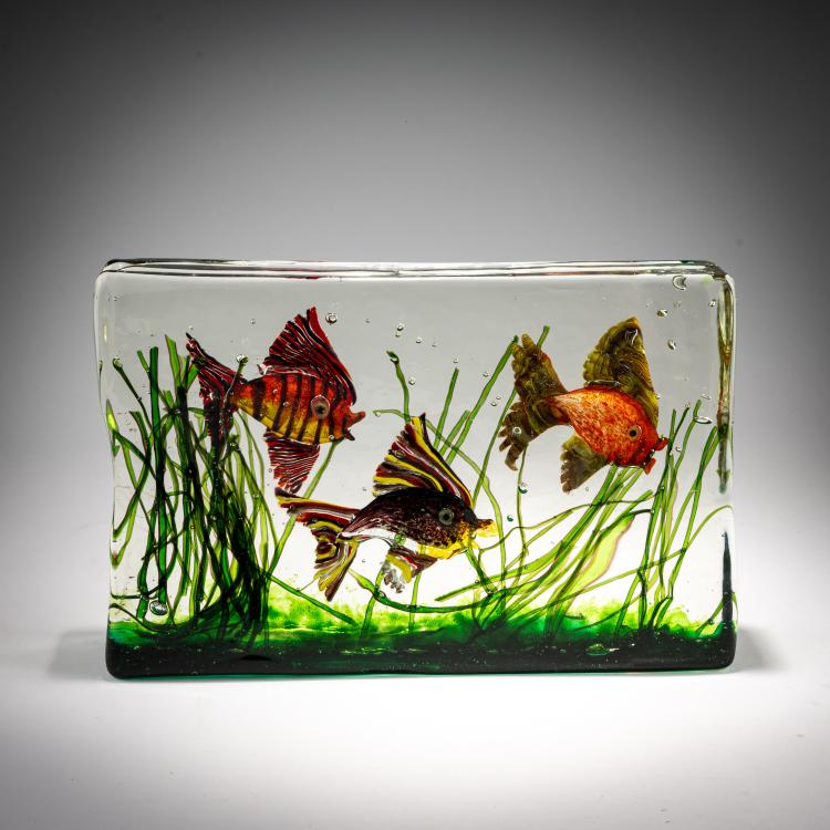 Bild 1 zu Objekt, Aquarium, c. 1955, Gino Cenedese, Cenedese, Gino, Murano, 181B 630