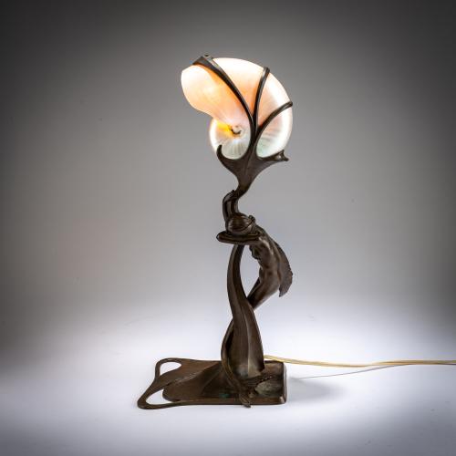 Nautilus-Tischleuchte, 1899