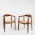Zwei Stühle 'The Chair' - 'JH-501', 1950 (Entwurf)