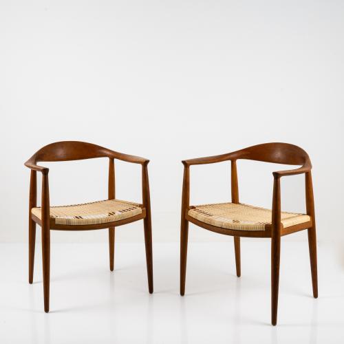 Zwei Stühle 'The Chair' - 'JH-501', 1950 (Entwurf)
