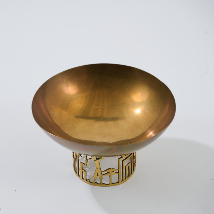 Bild 2 zu Objekt, Footed bowl 'Golf Players', c. 1930,  Hagenauer, Hagenauer, Wien / Vienna, 182A 265