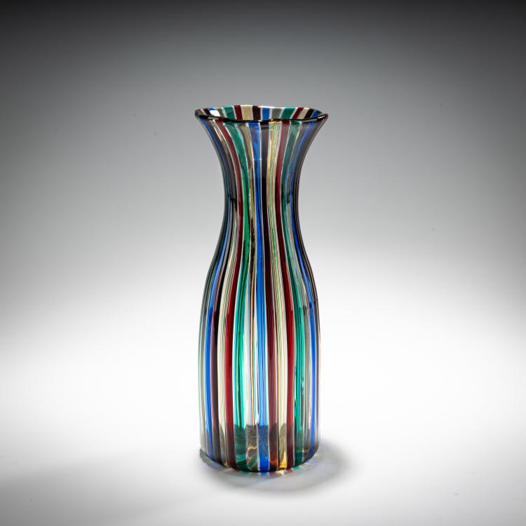 Hauptbild zu Objekt, Vase 'A canne', 1946-47, Gio Ponti, Venini, Murano, 181B 593