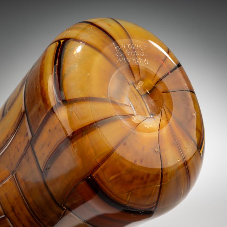 Bild 4 zu Objekt, Vase 'Tessere Ambra', 1957, Ercole Barovier, Barovier & Toso, Murano, 181B 617