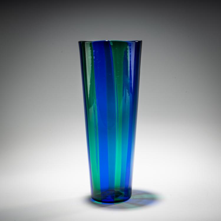 Bild 1 zu Objekt, Vase 'A fasce verticali', 1950s, Fulvio Bianconi, Venini, Murano, 181B 679