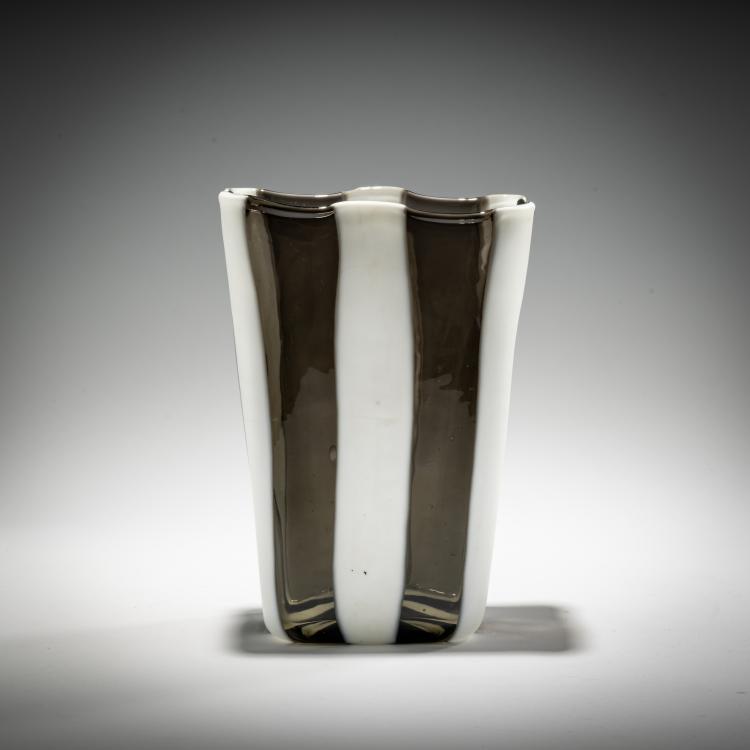 Hauptbild zu Objekt, Vase 'A fasce verticale', 1950s, Gio Ponti, Venini, Murano, 181B 678