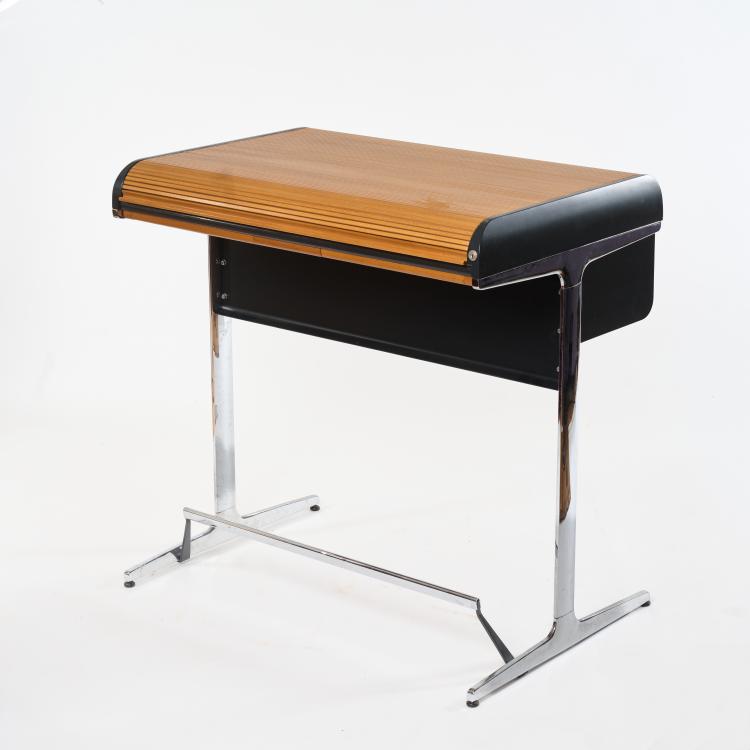 Bild 2 zu Objekt, 'Highdesk Rolltop' from the 'Action Office 1' series with 'Probst-Perch' drawing chair, 1960 / 64 (design), George Nelson, Miller, Herman, Zeeland, 182B 563