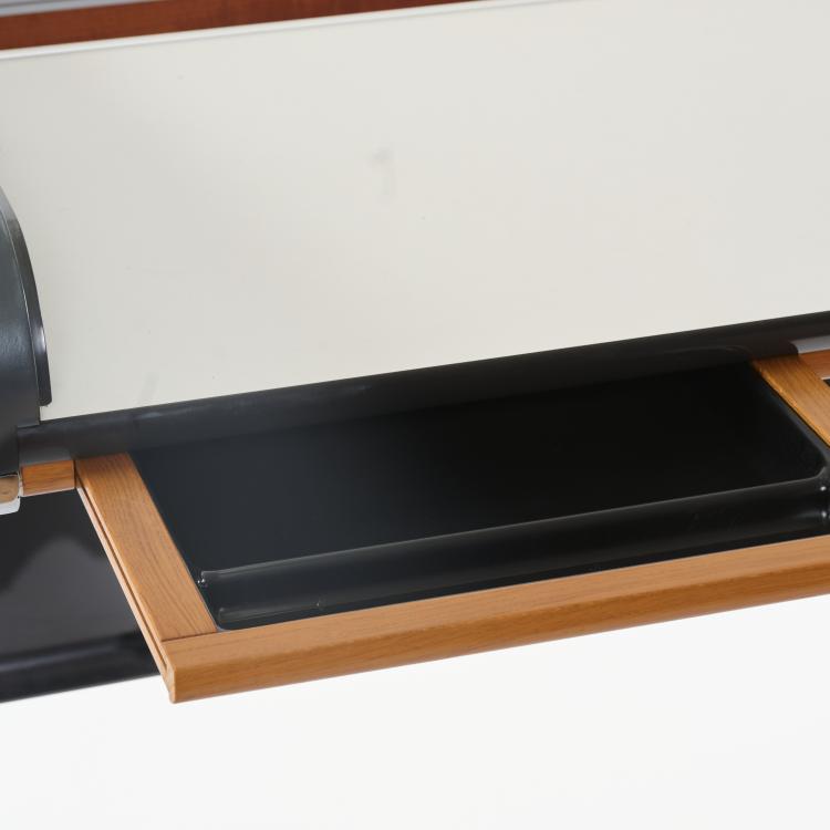 Bild 5 zu Objekt, 'Highdesk Rolltop' from the 'Action Office 1' series with 'Probst-Perch' drawing chair, 1960 / 64 (design), George Nelson, Miller, Herman, Zeeland, 182B 563