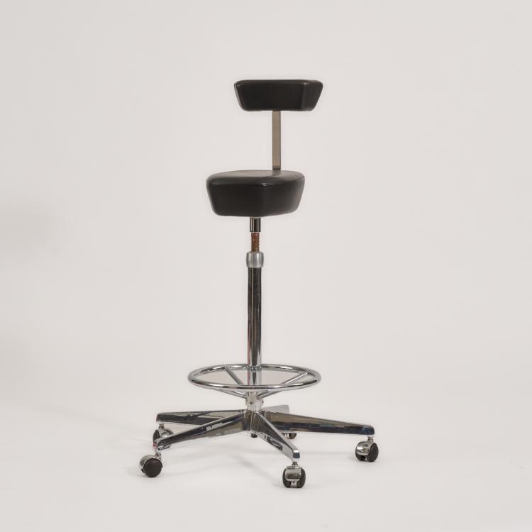 Bild 8 zu Objekt, 'Highdesk Rolltop' from the 'Action Office 1' series with 'Probst-Perch' drawing chair, 1960 / 64 (design), George Nelson, Miller, Herman, Zeeland, 182B 563