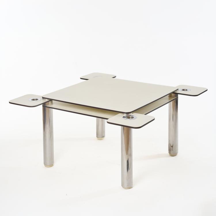 Hauptbild zu Objekt, 'Poker table', 1968 (design), Joe Colombo, Zanotta, Nova Milanese, 182B 614