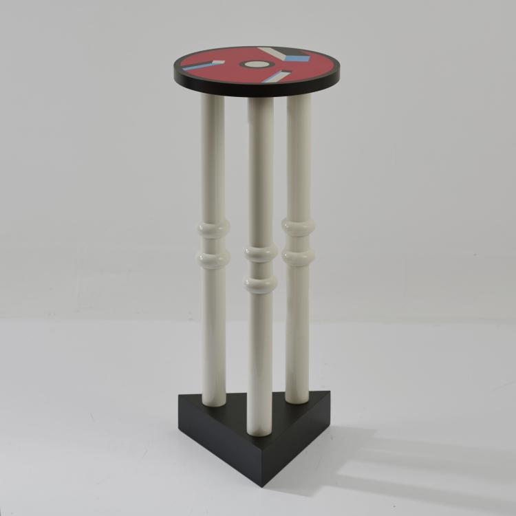 Hauptbild zu Objekt, Side table 'Bombay', 1986 (design), Nathalie Du Pasquier, Memphis, Mailand / Milan, 181A 470