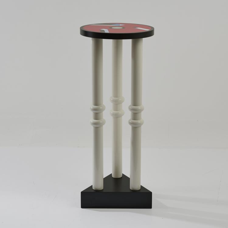 Bild 1 zu Objekt, Side table 'Bombay', 1986 (design), Nathalie Du Pasquier, Memphis, Mailand / Milan, 181A 470