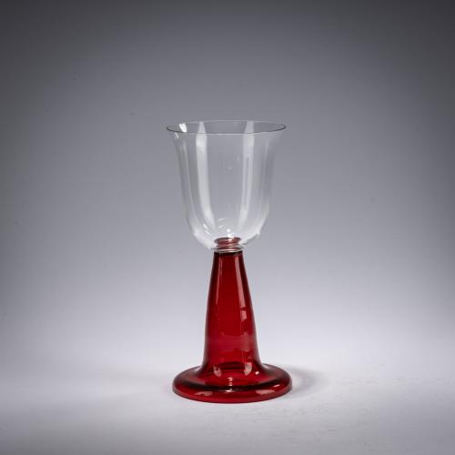 Southern wine glass from the dining room service of the Behrens family home in Darmstadt, 1901