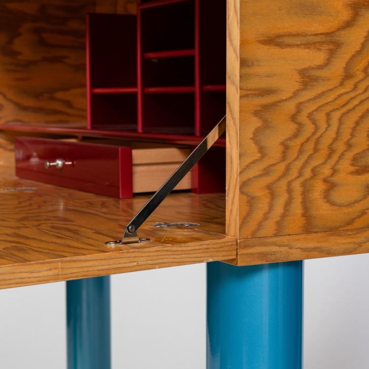 Bild 11 zu Objekt, 'Donau' secretary, 1986 (design), Ettore Sottsass, Leitner, Franz, St. Lambrecht, &Ouml;sterreich, 182B 719
