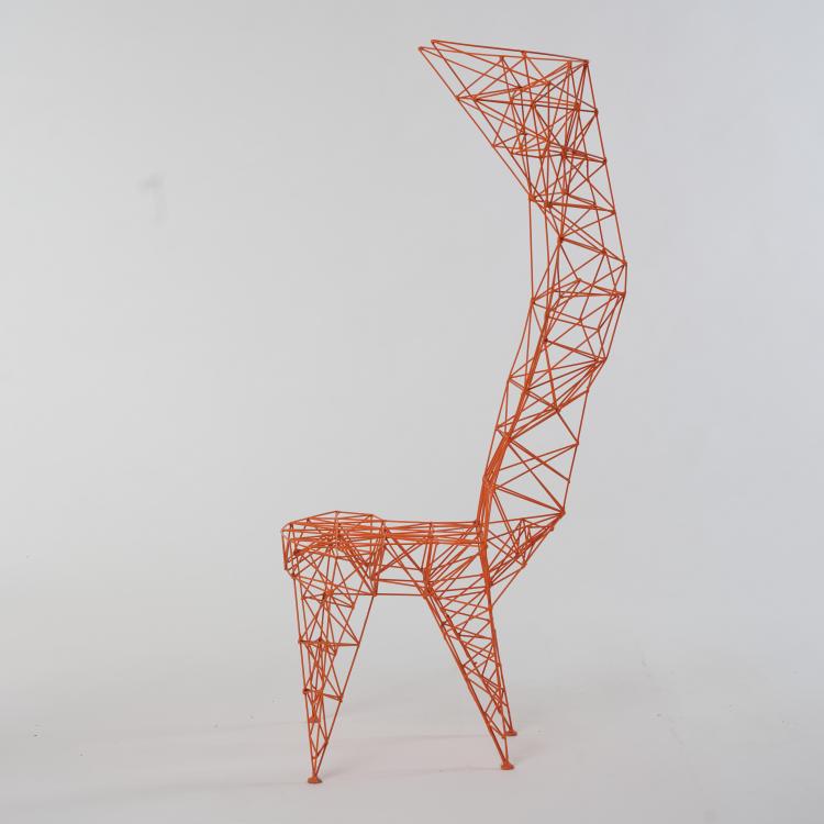Bild 1 zu Objekt, Stuhl 'Pylon', 1991 (Entwurf), Tom Dixon, Cappellini, Arosio, 