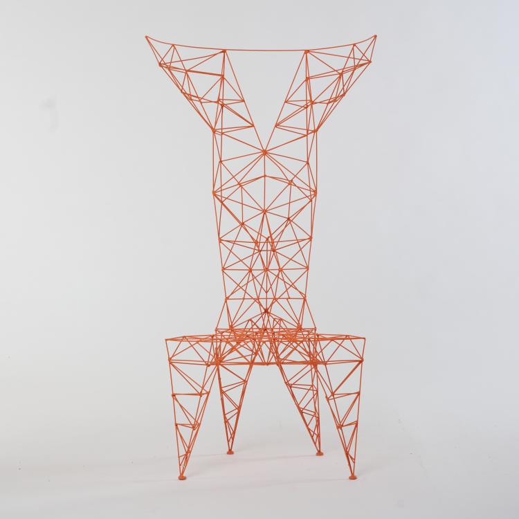 Bild 2 zu Objekt, Stuhl 'Pylon', 1991 (Entwurf), Tom Dixon, Cappellini, Arosio, 
