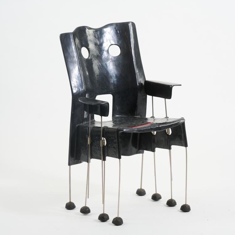 Hauptbild zu Objekt, Armlehnstuhl 'Greene Street Chair', 1984 (Design), Gaetano Pesce, Vitra, Birsfelden, 182B 667