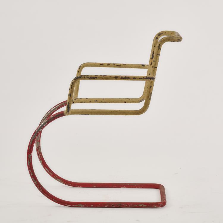 Bild 1 zu Objekt, Armlehnstuhlgestell, 1930er Jahre (Entwurf), Franco Albini (im Stile von), Italien (zugeschrieben), 182B 499