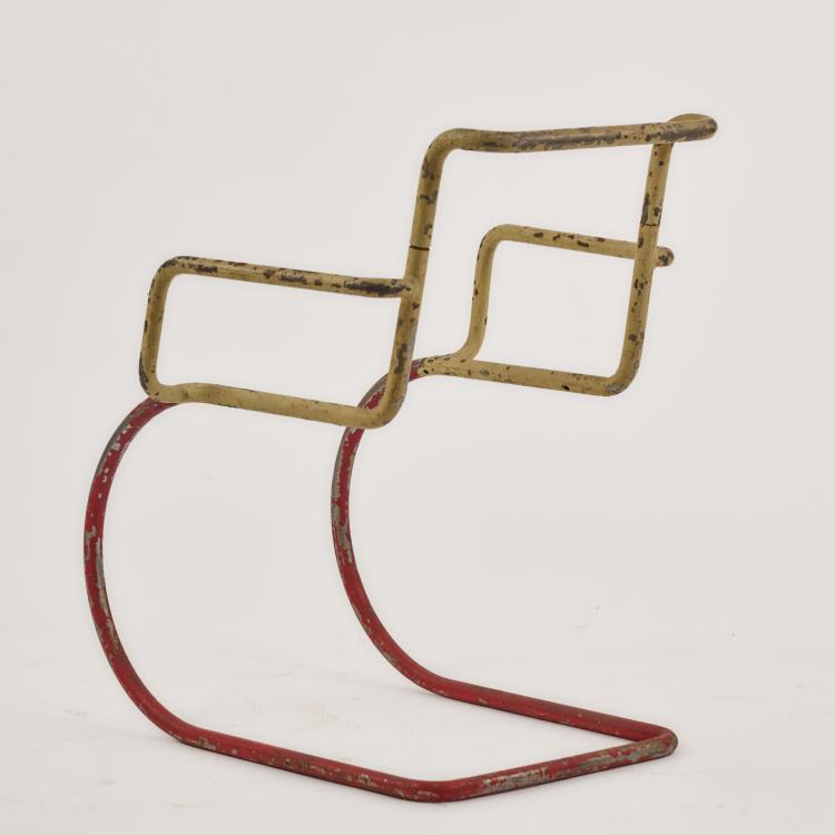 Bild 2 zu Objekt, Armlehnstuhlgestell, 1930er Jahre (Entwurf), Franco Albini (im Stile von), Italien (zugeschrieben), 182B 499