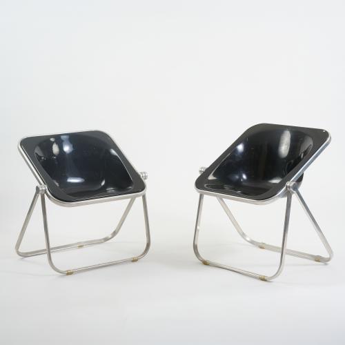 Two folding chairs 'Plona', 1971 (design)