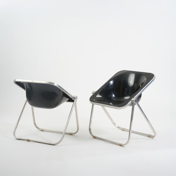 Bild 2 zu Objekt, Two folding chairs 'Plona', 1971 (design), Giancarlo Piretti, Anonima Castelli, Mailand, 182B 682