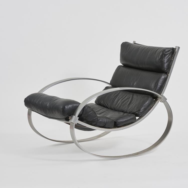 Hauptbild zu Objekt, Schaukelsessel, 1970er Jahre (Entwurf), Hans Kaufeld, Kaufeld, Hans, Brake, 182B 639