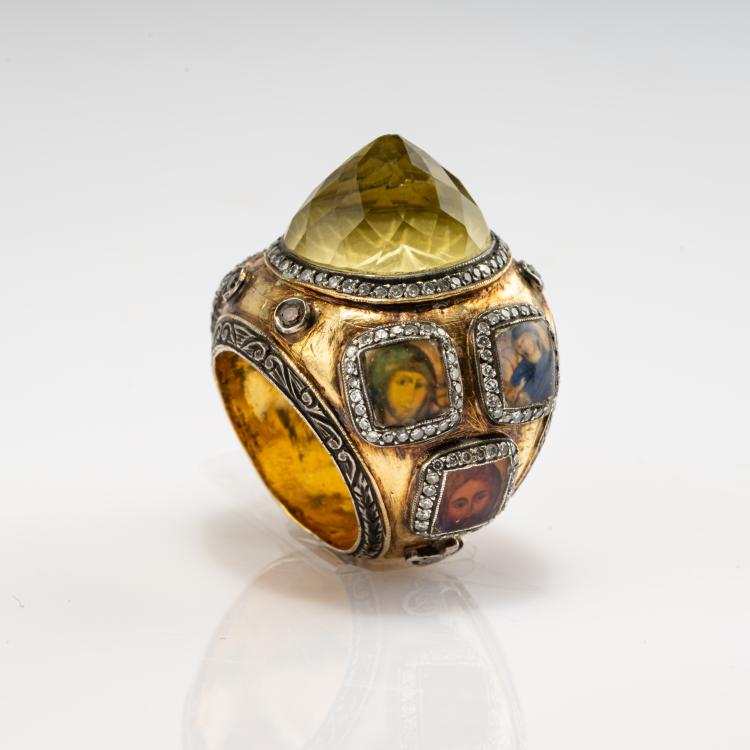 Bild 4 zu Objekt, Ring with devotional images, 2005, Sevan Bi&ccedil;ak&ccedil;i, 