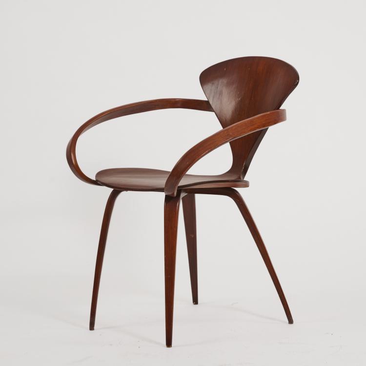 Hauptbild zu Objekt, Armlehnstuhl 'Cherner Chair', 1957 (Entwurf), Norman Cherner, Plycraft, Lawrence, MA, 182B 517