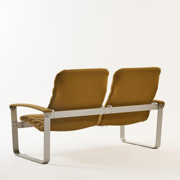 Bild 2 zu Objekt, Zweisitzer Sofa 'Metal-pullka', 1968 (Entwurf), Ilmari Lappalainen, Asko Oy, Helsinki, 182C 816