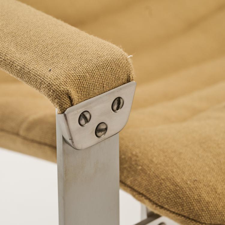 Bild 3 zu Objekt, Zweisitzer Sofa 'Metal-pullka', 1968 (Entwurf), Ilmari Lappalainen, Asko Oy, Helsinki, 182C 816